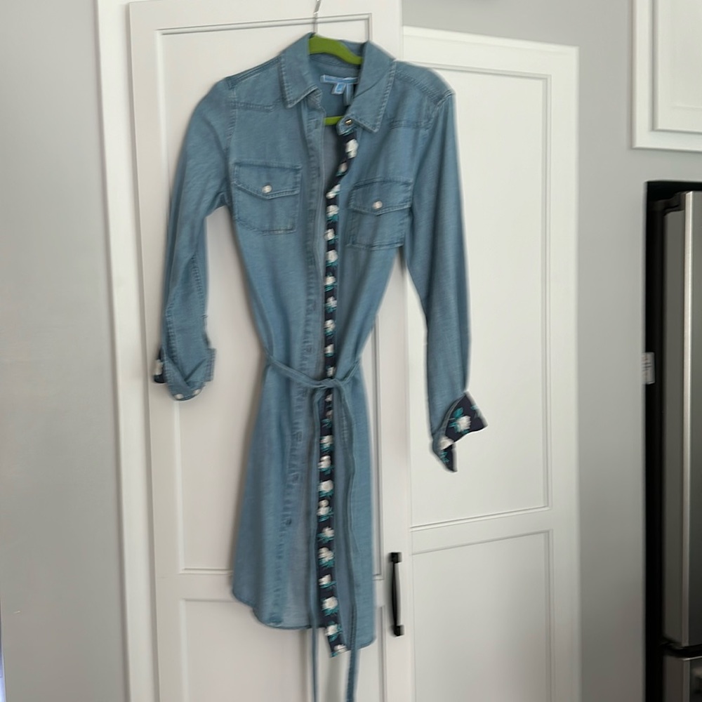 Draper James Denim Chambray Dress